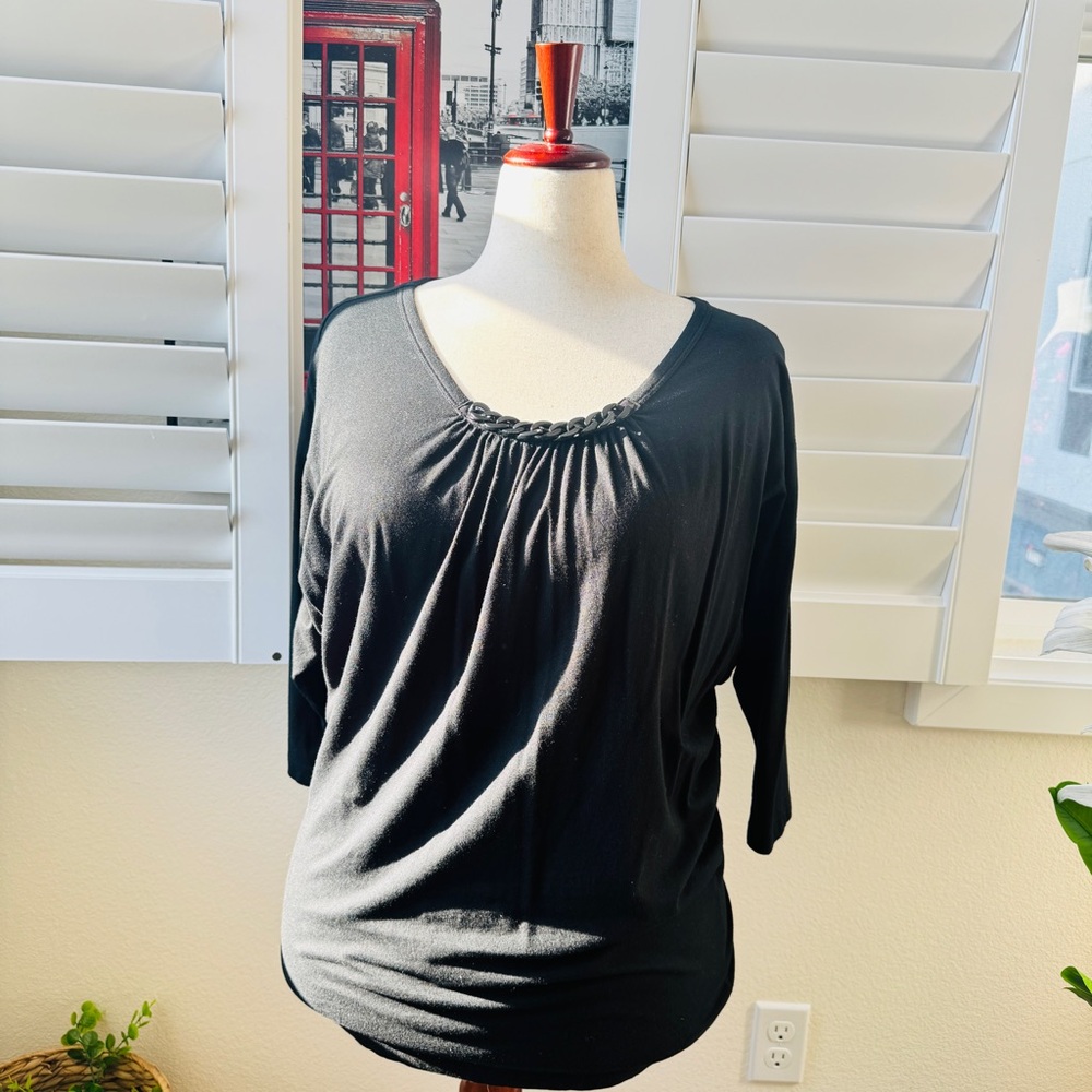 GAP. Size L.  Black Women's Blouse *** Material tag missing ***
